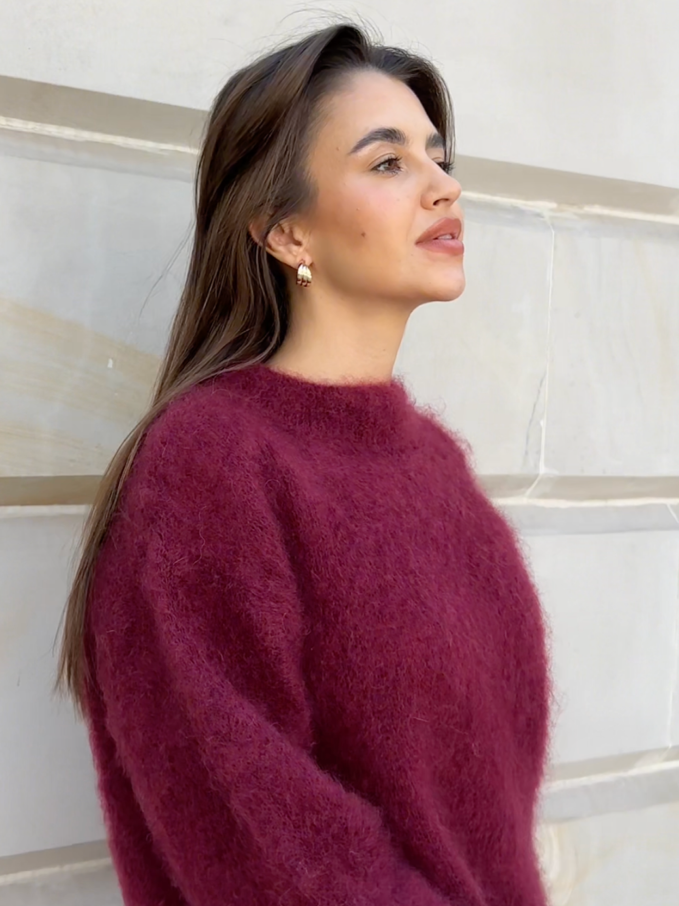 Tessa – Trendiger Rollkragenpullover mit halbem Rollkragen