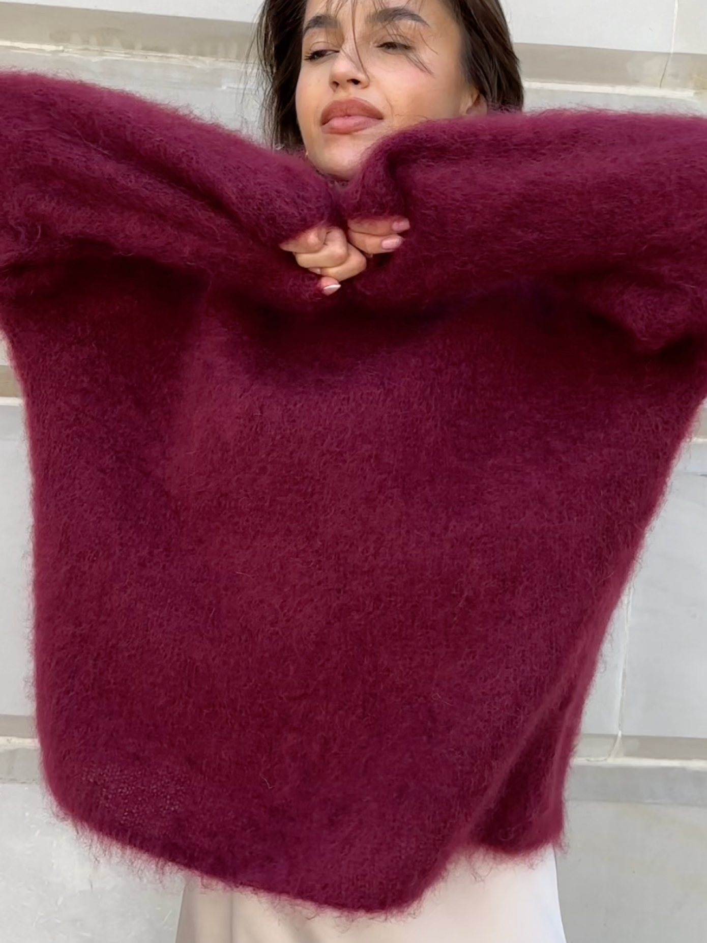 Tessa – Trendiger Rollkragenpullover mit halbem Rollkragen