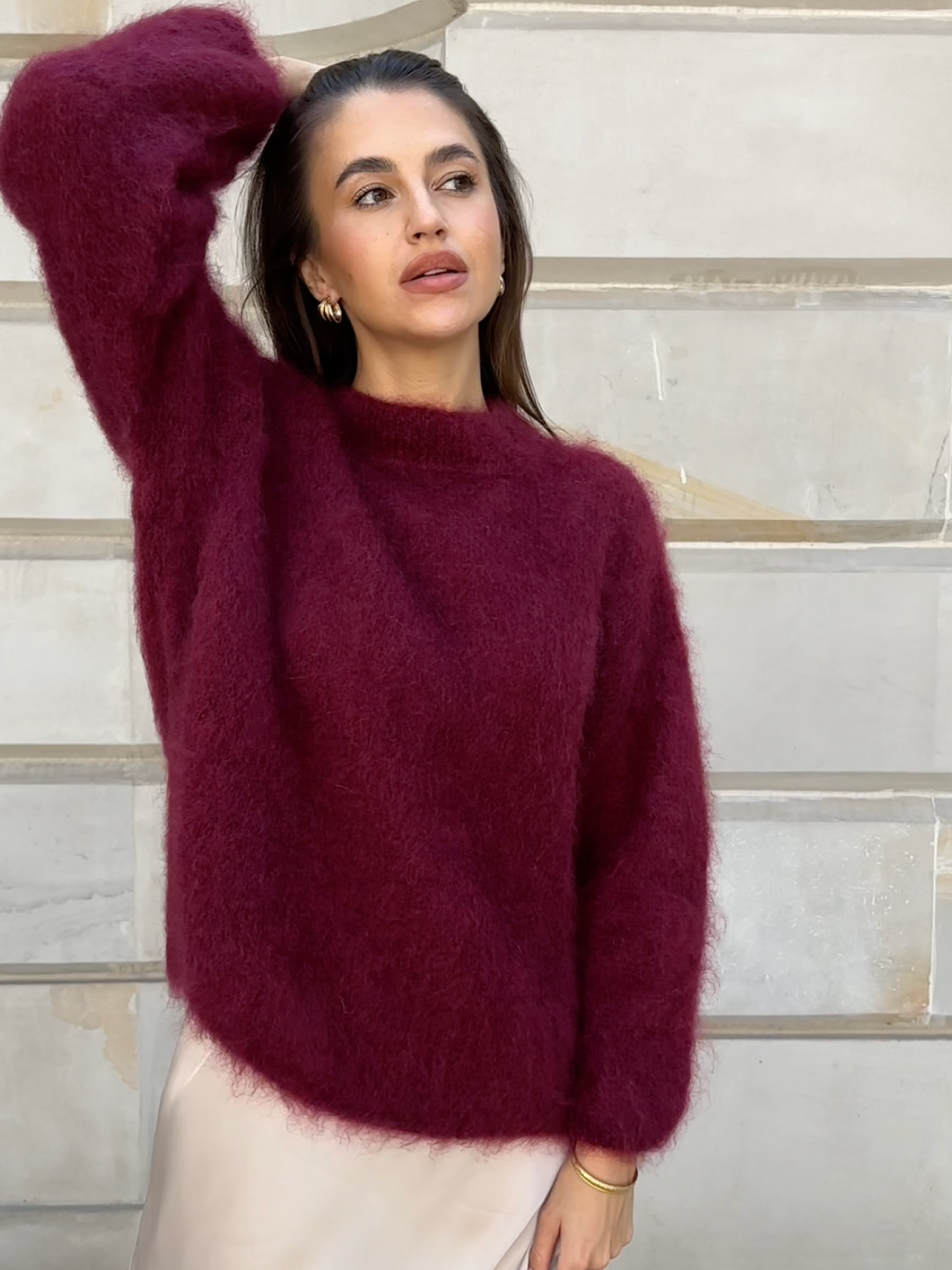 Tessa – Trendiger Rollkragenpullover mit halbem Rollkragen