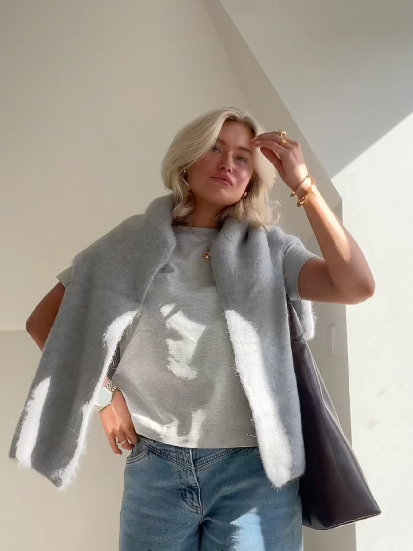 Tessa – Trendiger Rollkragenpullover mit halbem Rollkragen