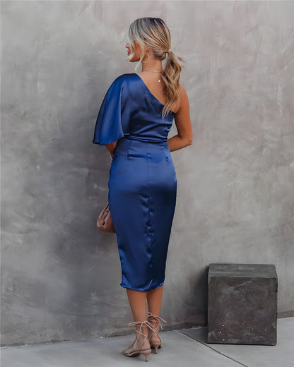 Sophie - Elegante Avondjurk met one shoulder design